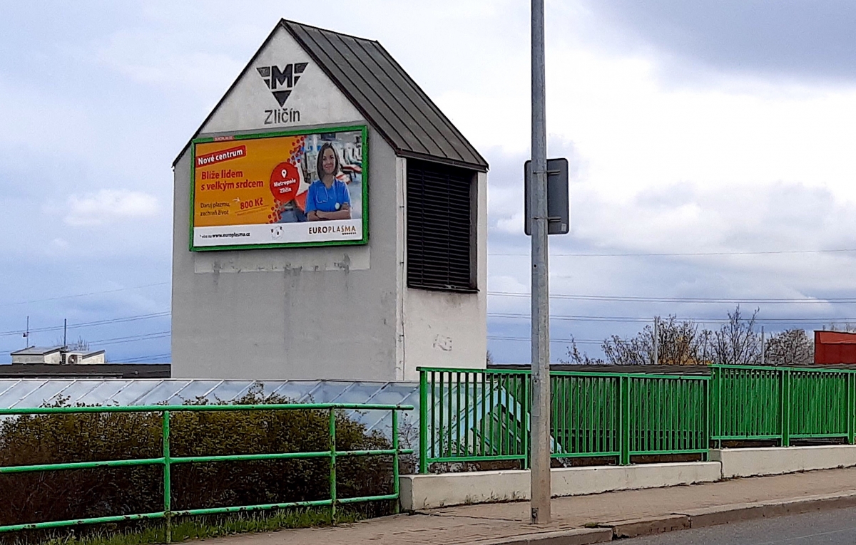 Nově otevřená provozovna EUROPLASMA na billboardech