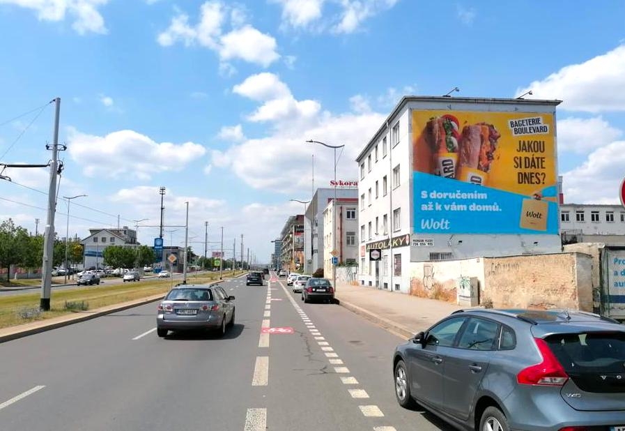Bageterie Boulevard na reklamní plachtě